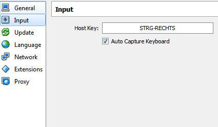 change virtualbox host key