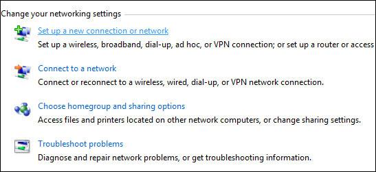 Change Windows 7 Network Settings