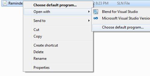 Choose Default Program To Open File