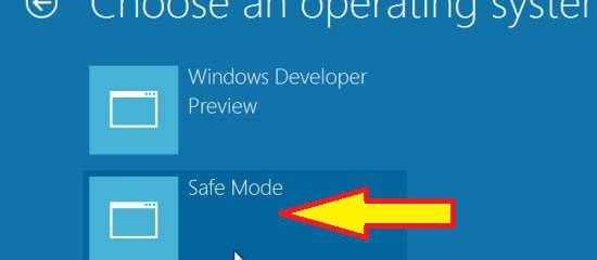 How to enter Safe Mode in Windows 8
