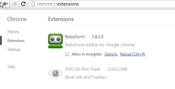 Chrome Extension Url