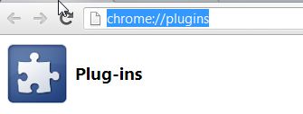 Chrome Plugins Url
