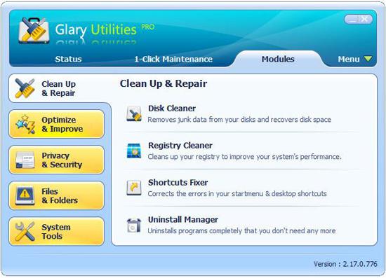 Clean up and repair Windows 7