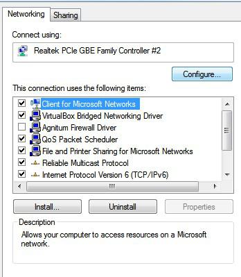 Configure Network Adapter