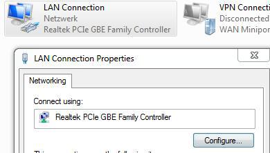Configure Realtek Pcie E Gbe Family Controller