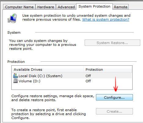 Advanced System Settings Virtual Memory