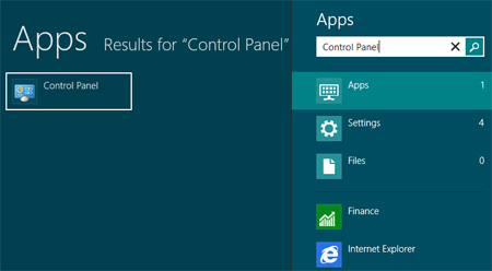 Control panel uninstall games