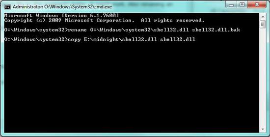 Copy Files to System Folder in Windows 7