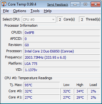 Coretemp Coretemp