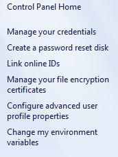 Create a password reset disk