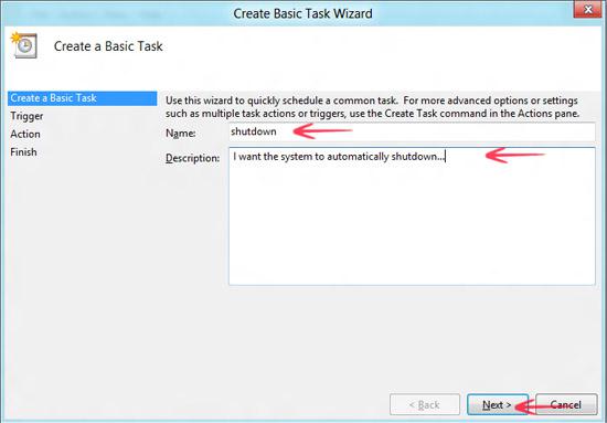 Create basic task shutdown