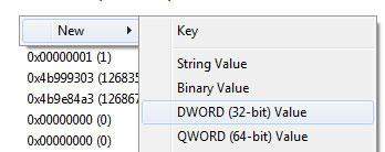 Create DWORD Registry Key