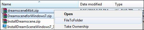 Create folder for each file separately