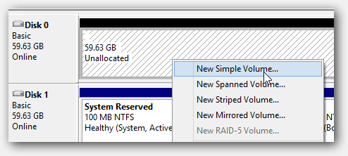 Creating A New Simple Volume On Disk 0 Using Disk Manager.png