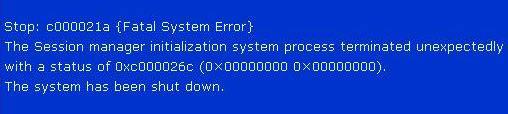 CSRSS.exe BSOD