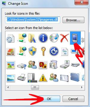 select icon