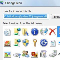 custom icons in Windows 7