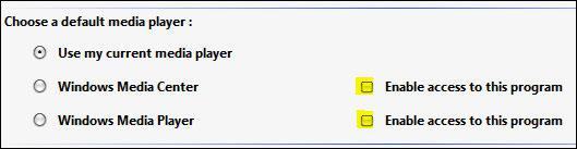 Default Windows 7 Media Player