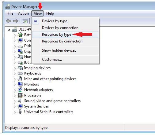 Search for Device Manager from the Start Menu