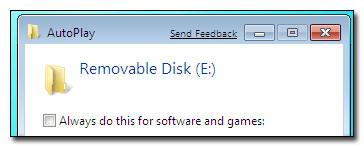 Disable autorun in Windows 7