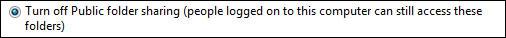 Disable Shared Folders