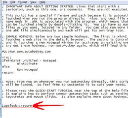 sample script AutoHotKey