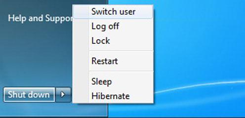 Disable Fast User Switching Windows 7