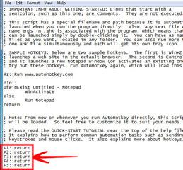 sample script AutoHotKey