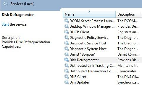 Disk Defragmenter 1