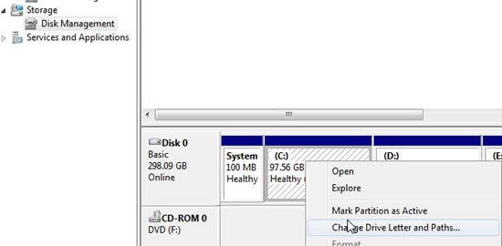 Click Disk Management