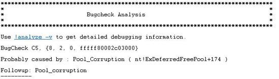 DMP Bugcheck Analysis