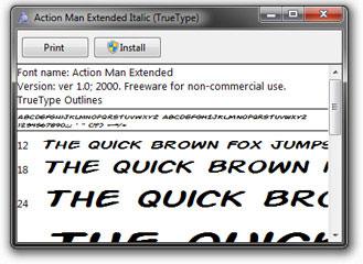 Download and install fonts