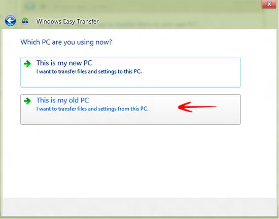 Easy transfer This is my Old PC
