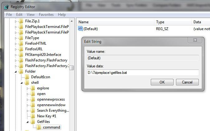editing folder context menu command