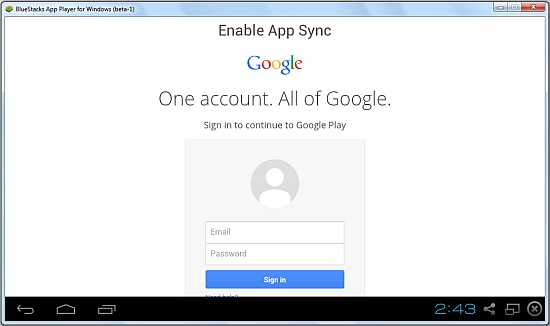 enable app sync