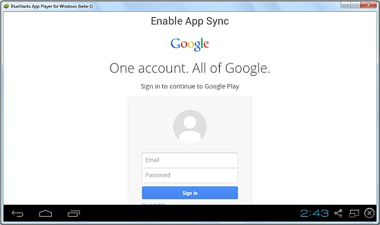 enable app sync