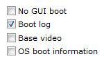 Enable Boot Logging