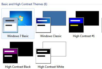 Enable Windows 7 Basic Mode