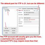 Entering Ftp Account Details Using Ftp Client_ll