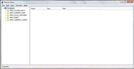 Computer Expanded in Registry Editor's Tree