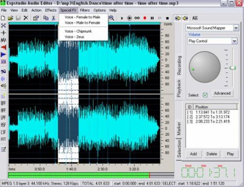Expstudio Audio Editor Pro Sound Editing Software
