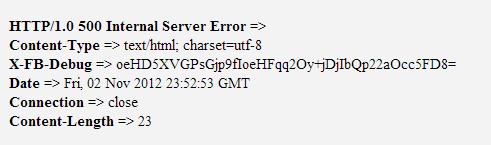 Facebook Header Code Maintenance