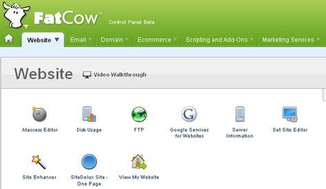 fatcow Control Panel