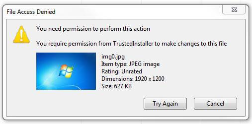 File Access denied