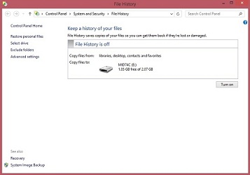 file history windows8