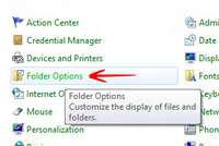 Folder Options