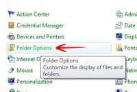 Folder Options