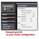 Forwarding Port 80 For Trendnet Security Camera_ll