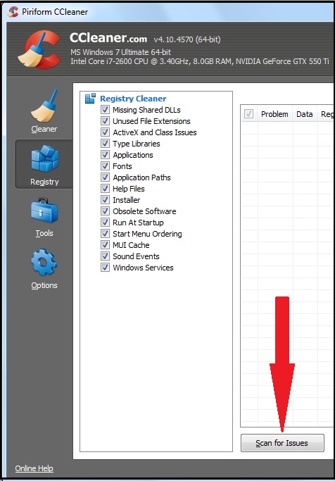 free registry cleaner