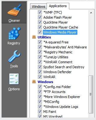 Free up disk space via CCleaner Enhancer